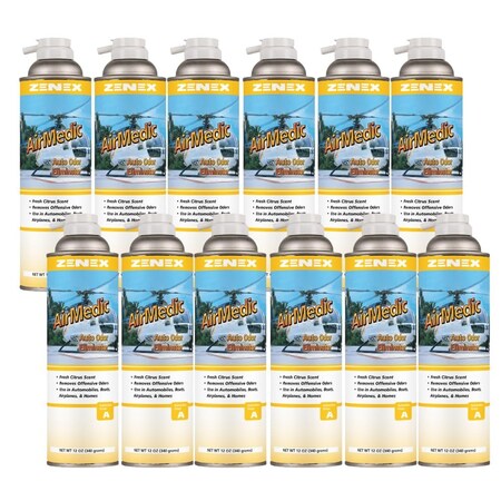 Zenex Air Medic Auto Odor Eliminator net 12 oz., 12PK 491975